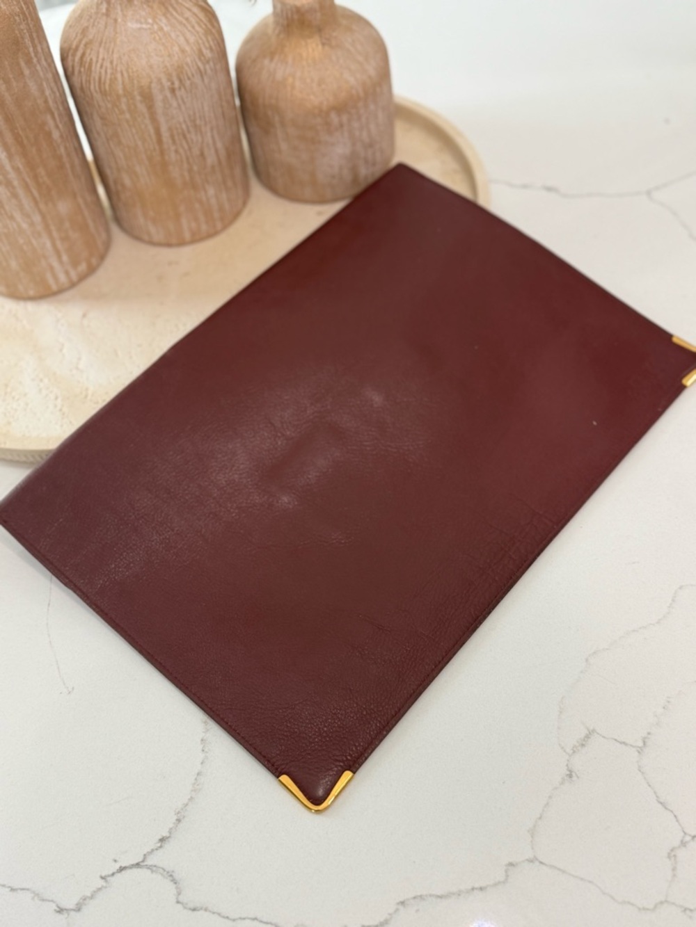 Cartier Must de Cartier document case or clutch bag VINTAGE: SPOTLESS CONDITION - Picture 10 of 11